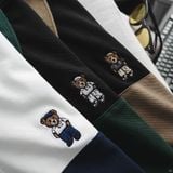 Áo Polo Color Block ICONDENIM Teddy Embroidered