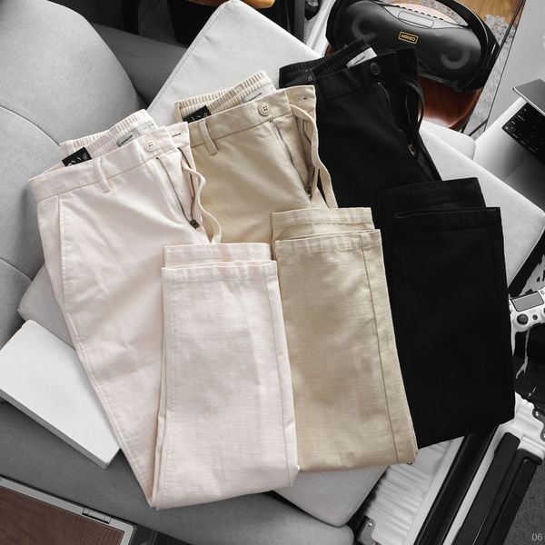 Quần Linen ICONDENIM Phối Lưng Thun