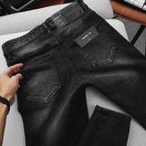 Quần Jeans ICONDENIM Black SlimFit With Contrast Rivets