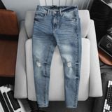 Quần Jeans ICONDENIM Light Blue Ripped Skinny-Fit