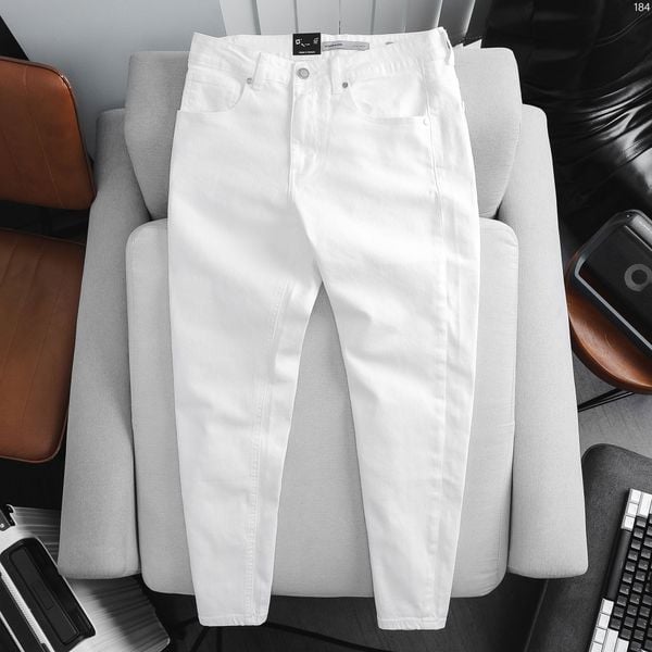 Quần Jeans Smart-Fit ICONDENIM All White
