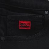 Quần Jeans ICONDENIM Black Crimson With Ripped Detail Skinny Fit