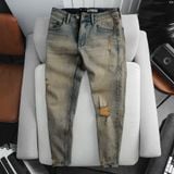 Quần Jean ICONDENIM - Brown Faded With Ripped Detail