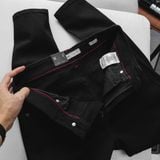 Quần Jean Nam ICONDENIM Black Crimson With Ripped Detail Skinny Fit