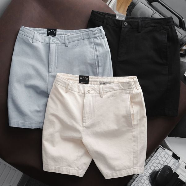 Quần Short ICONDENIM Linen Lưng Thun