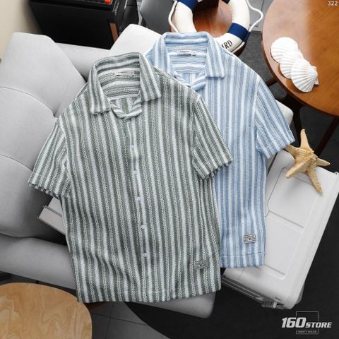 Áo Sơ Mi Nam Cuban ICONDENIM Vải Lưới Sundaze Rush