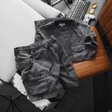 Set Đồ Nam Cargo Heavy Wash ICONDENIM