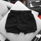 Quần Short Dù Nam RUNPOW Dual-Layer Performance