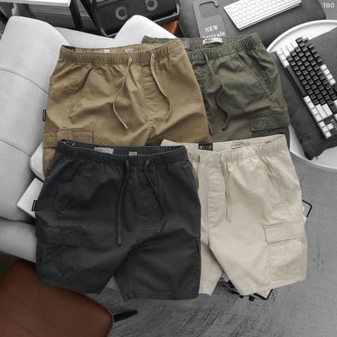 Quần Short Kaki Nam Túi Hộp ICONDENIM Ultility Cargo
