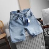 Quần Short Jean Nam ICON105 Light Blue Form Relaxed