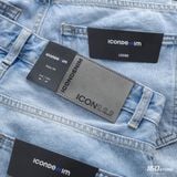 Quần Short Jean Nam ICON105 Light Blue Form Relaxed