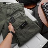 Quần Short Jean Nam ICONDENIM Moss Sage Tint Wash Form Baggy