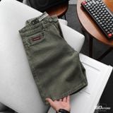 Quần Short Jean Nam ICONDENIM Moss Sage Tint Wash Form Baggy