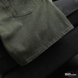 Quần Short Jean Nam ICONDENIM Moss Sage Tint Wash Form Baggy