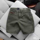 Quần Short Jean Nam ICONDENIM Moss Sage Tint Wash Form Baggy