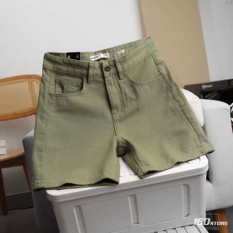 Quần Short Kaki Nam Sage Moss Form Regular