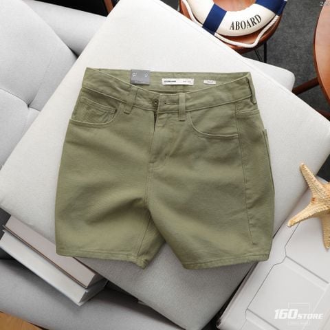Quần Short Kaki Nam Sage Moss Form Regular