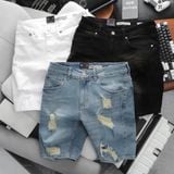 Quần Short Jeans ICONDENIM Wash Rách