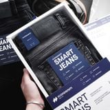 Quần Short Smart Jeans™ Nam ICONDENIM Black Grey