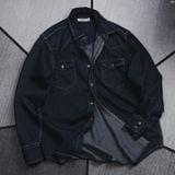 Áo Sơmi Tay Dài ICONDENIM Indigo Darkblue