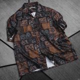 Áo Sơmi Cuban ICONDENIM Abstract Ethnic