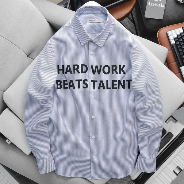 Áo Sơmi Oxford Tay Dài ICONDENIM Hard Work