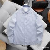 Áo Sơ Mi Nam Tay Dài ICONDENIM Stripe Alloy Form Regular