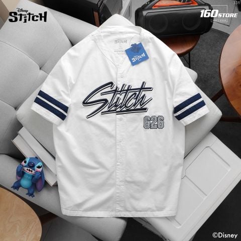 Áo Sơ Mi Bóng Chày Nam Disney Stitch Striker Edition Form Relaxed