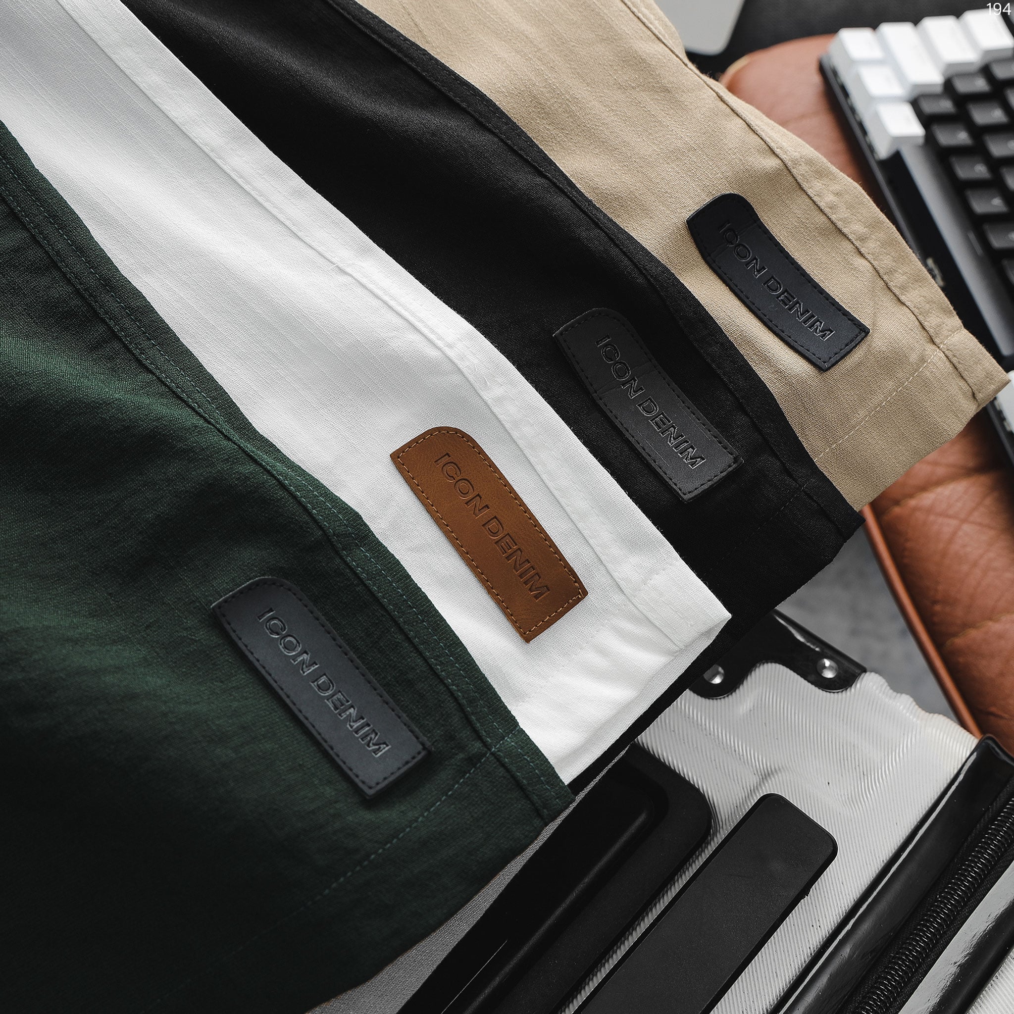 Basic Lenen Pack Áo Sơ Mi Nam Basic Linen Cuban ICONDENIM