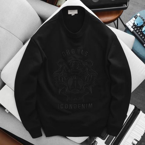 Áo Sweatshirt Nam ICONDENIM Tiger Embroider