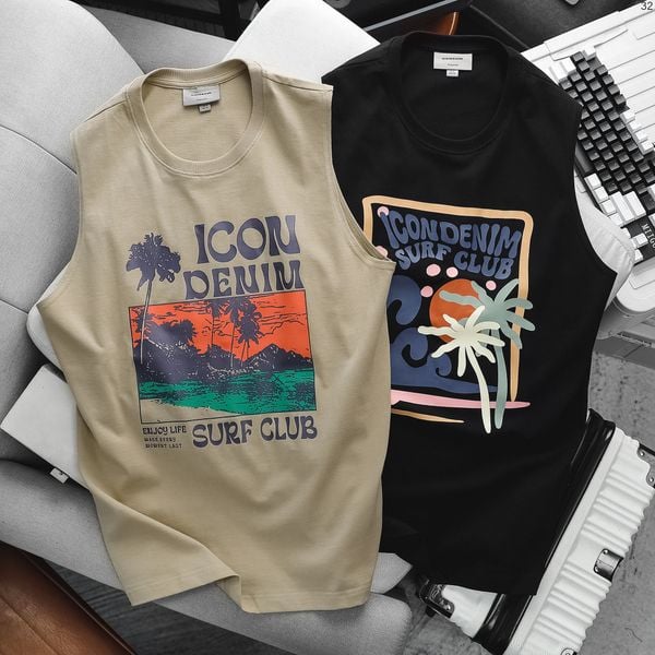 Áo Tanktop ICONDENIM Summer Surf Club Graphic