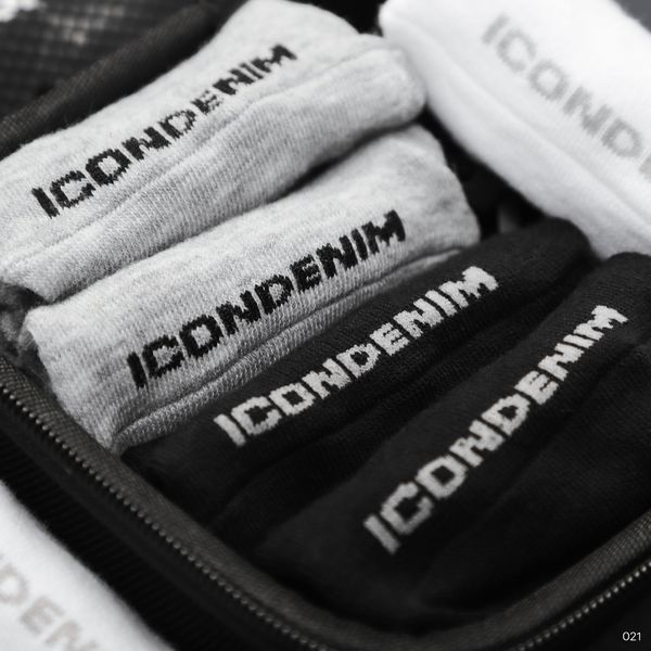 Set 3 Vớ Lười Logo Dệt ICONDENIM