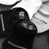 Set 3 Vớ Lười Logo Dệt ICONDENIM