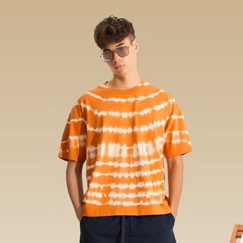 Áo Thun Nam Tiedye Loang Sundaze Rush Form Boxy