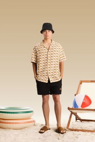 Áo Sơ Mi Nam Cuban Linen Sundaze Rush Form Relaxed
