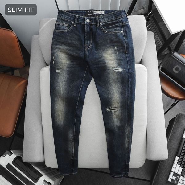 Quần Jeans ICONDENIM Slim Dark Blue Wash