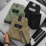 Quần Kaki Nam ICONDENIM Basic Straight Fit