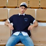 Áo Thun Nam Hoạ Tiết Disney Stitch Chill Vibes Form Boxy