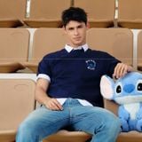 Áo Thun Nam Hoạ Tiết Disney Stitch Chill Vibes Form Boxy