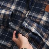 Áo Khoác Nam ICONDENIM Flannel Zip