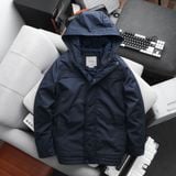 Áo Khoác Nam Chần Bông ICONDENIM Twill Hooded Zip