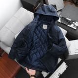 Áo Khoác Nam Chần Bông ICONDENIM Twill Hooded Zip