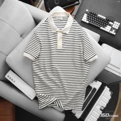 Áo Polo Nam ICONDENIM Horizontal Stripped