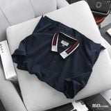 Áo Polo Nam ICONDENIM Elegant Stripe Collar