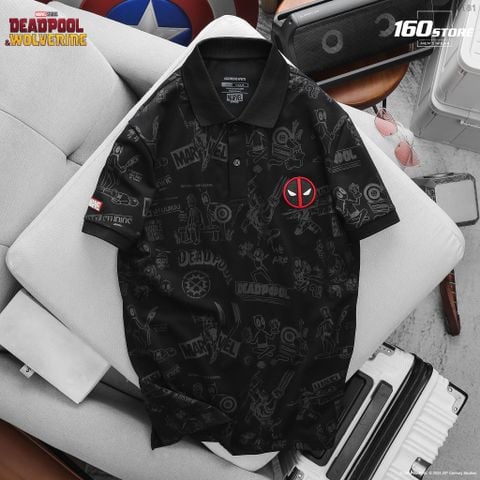 Áo Polo Nam ICONDENIM ft MARVEL Character Motif