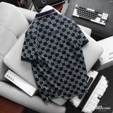 Áo Polo Nam ICONDENIM Pattern Monogram IDOG