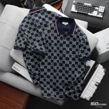 Áo Polo Nam ICONDENIM Pattern Monogram IDOG