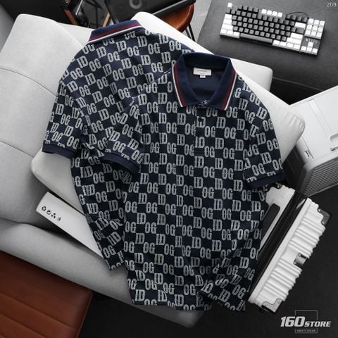 Áo Polo Nam ICONDENIM Pattern Monogram IDOG