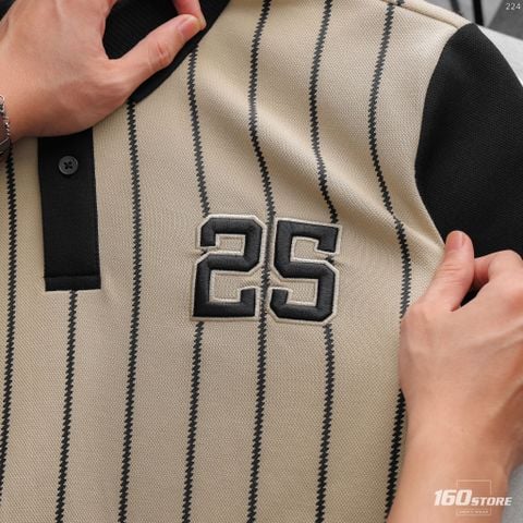 Áo Polo Nam ICONDENIM Pattern Vertical Stripes N 25