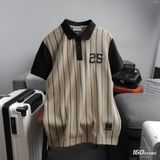 Áo Polo Nam ICONDENIM Pattern Vertical Stripes N 25